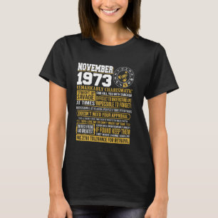 Camiseta Cumpleaños de noviembre Nacido noviembre Escorpio