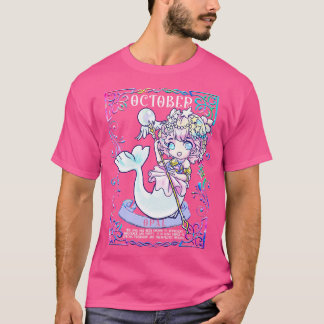 CAMISETA CUMPLEAÑOS DE OCTUBRE OPAL MERMAID