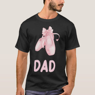 Camiseta Cumpleaños de Papá Bailarina Cumpleañera Baile de