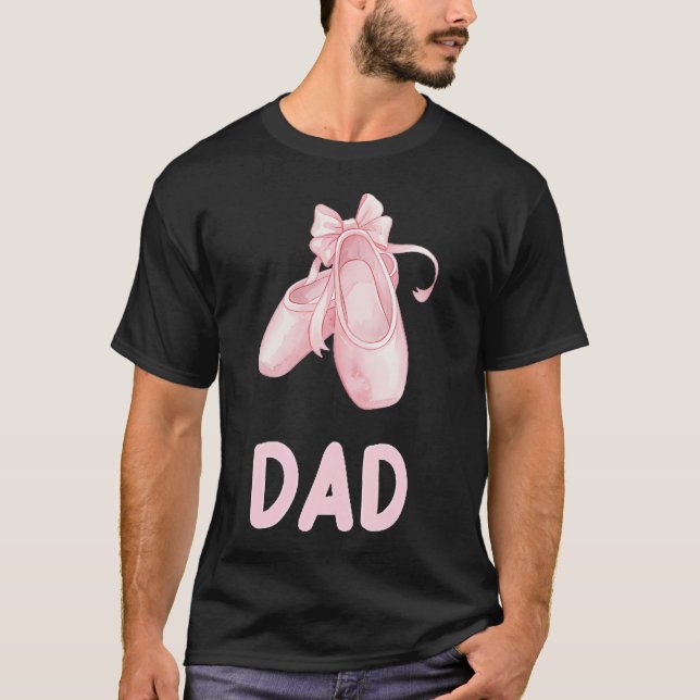 Camiseta Cumpleaños de Papá Bailarina Cumpleañera Baile de  (Anverso)