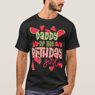 Camiseta Cumpleaños de papá en una sandía de melón 