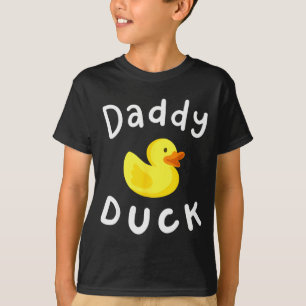 Camiseta Cumpleaños de Pato Papá Pato de Goma Amante Famili