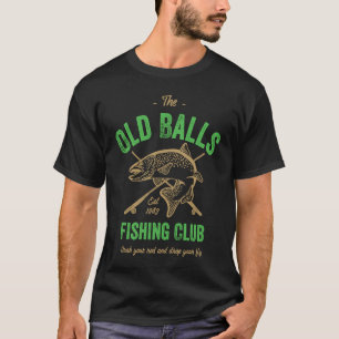 Camiseta Cumpleaños de Pesca Club de los Viejos Balones 198