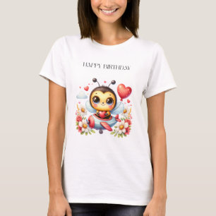Camiseta Cumpleaños de piloto abeja
