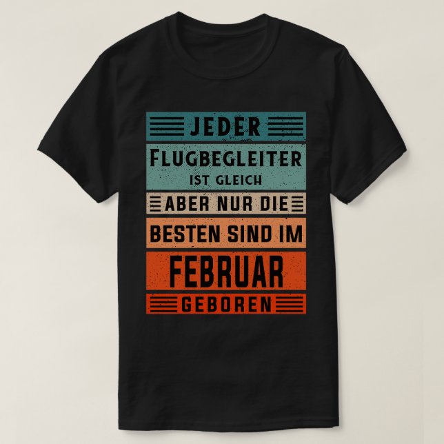 Camiseta Cumpleaños de pilotos azafatas de vuelo nacidas en (Diseño del anverso)