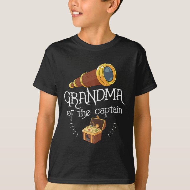 Camiseta Cumpleaños de pirata para una abuela de una (Anverso)
