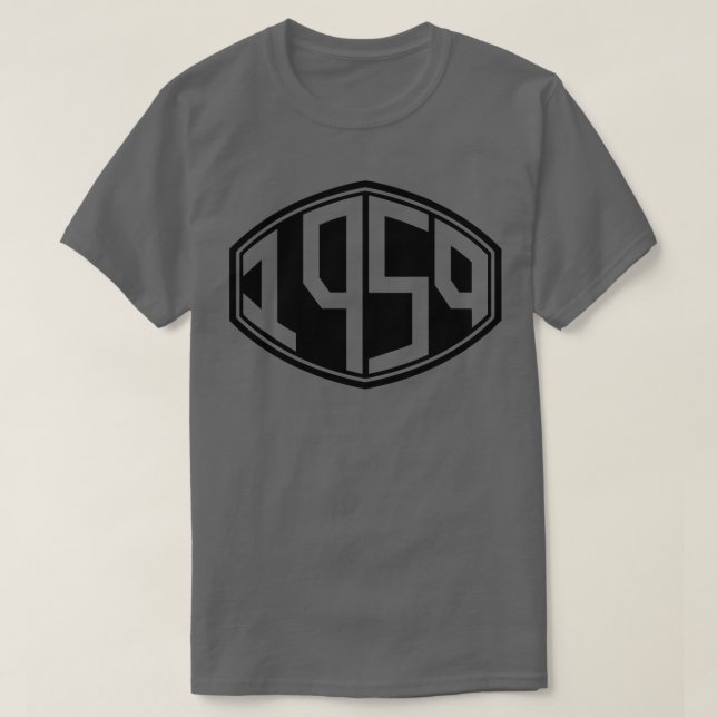 Camiseta Cumpleaños de Retro Hipster 1959 (Diseño del anverso)
