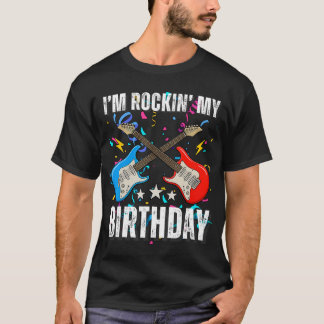 Camiseta Cumpleaños de rock de 11 años Cumpleaños de música
