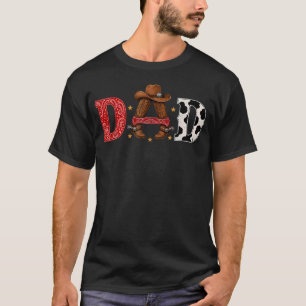 Camiseta Cumpleaños de Rodeo Temático Vaquero Papá