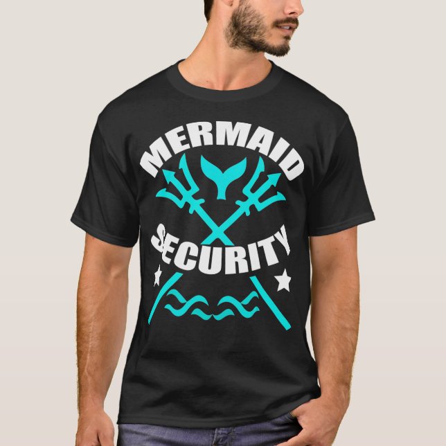 Camiseta Cumpleaños de Seguridad de la Sirena (Anverso)