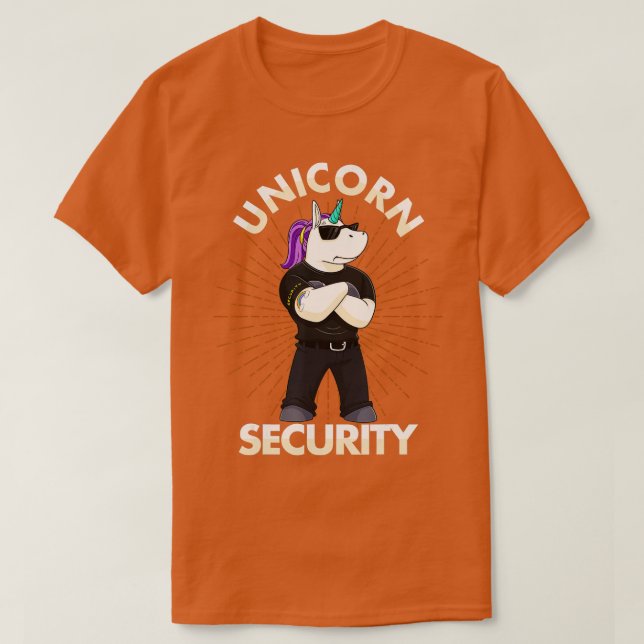 Camiseta Cumpleaños de seguridad de Unicornio hombres regal (Diseño del anverso)