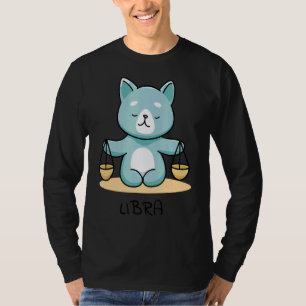 Camiseta Cumpleaños de septiembre Octubre Rótulo Zodiac Lib