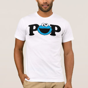 Camiseta Cumpleaños de Sesame Street Cookie Monster - Pop