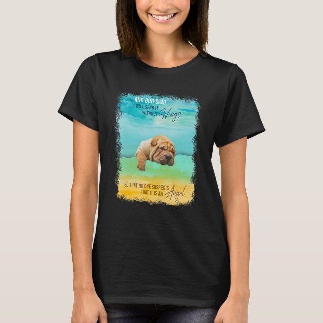 Camiseta Cumpleaños De Shar Pei Para Niños Adolescentes Adu (Anverso)