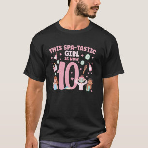 Camiseta Cumpleaños de Spa 10 10 años de edad Cumpleaños de