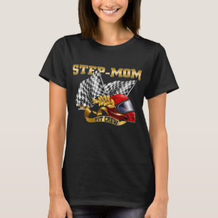 Camiseta Cumpleaños de Step-Mom - Step-Mom Pit Crew - Race