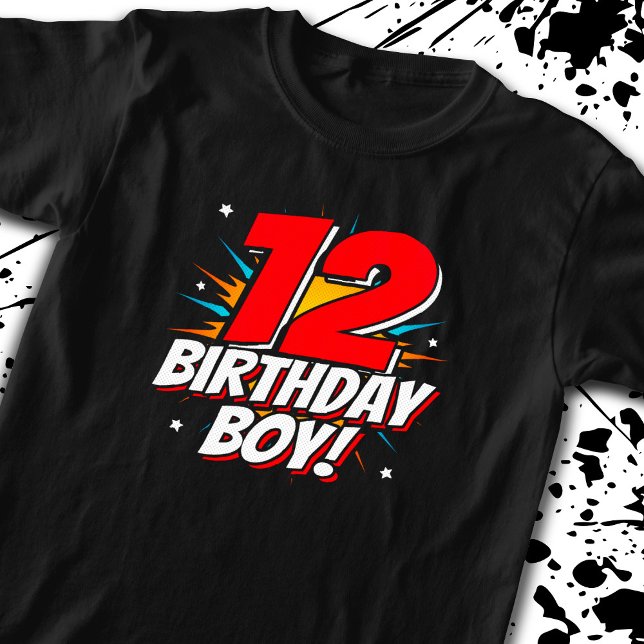 Camiseta Cumpleaños de Superheroína - 12 años - 12º cumplea (Subido por el creador)