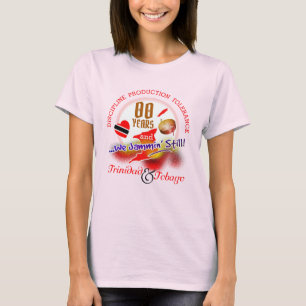 Camiseta Cumpleaños de Trinidad y Tobago con Año Editable