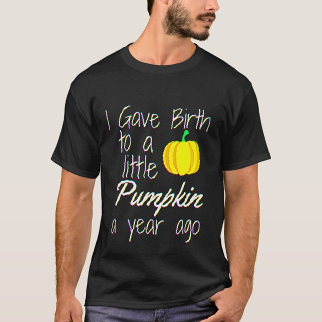 Camiseta Cumpleaños de un año Halloween Calabaza Mamá regal (Anverso)
