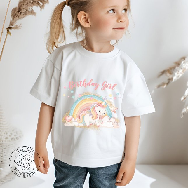 Camiseta Cumpleaños de Unicornio Niña (Subido por el creador)