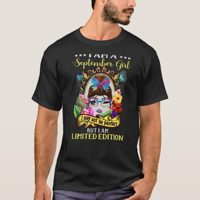Camiseta Cumpleaños de Virgo de Septiembre No Perfecto (Anverso)