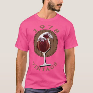 Camiseta Cumpleaños de Wine Lover 1978