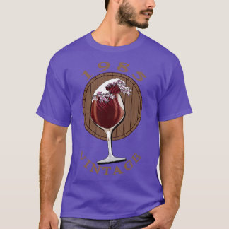 Camiseta Cumpleaños de Wine Lover 1985