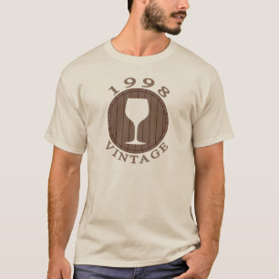 Camiseta Cumpleaños de Wine Lover 1998