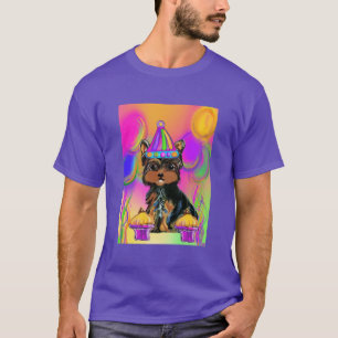 Camiseta Cumpleaños de Yorkie Poo