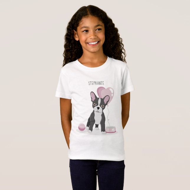 Camiseta Cumpleaños del Bulldog francés (Anverso completo)