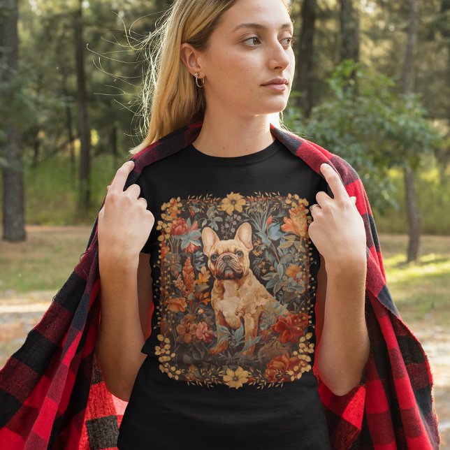Camiseta Cumpleaños del Bulldog francés Frenchie Garden (Subido por el creador)