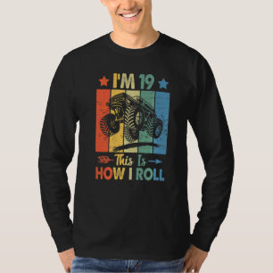 Camiseta Cumpleaños del camionero retro así es como doy el