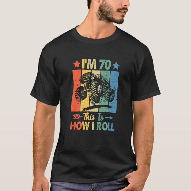 Camiseta Cumpleaños del camionero retro así es como hago el (Anverso)