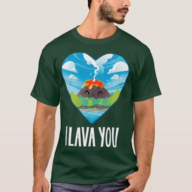 Camiseta Cumpleaños del Día de San Valentín I Lava You (Anverso)