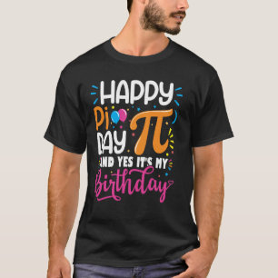 Camiseta Cumpleaños del Día Pi Amante de las Matemáticas Fe