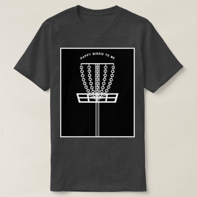 Camiseta Cumpleaños del divertido Disk Golf (Diseño del anverso)