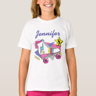 Camiseta Cumpleaños del Fiesta de patinaje sobre patines de