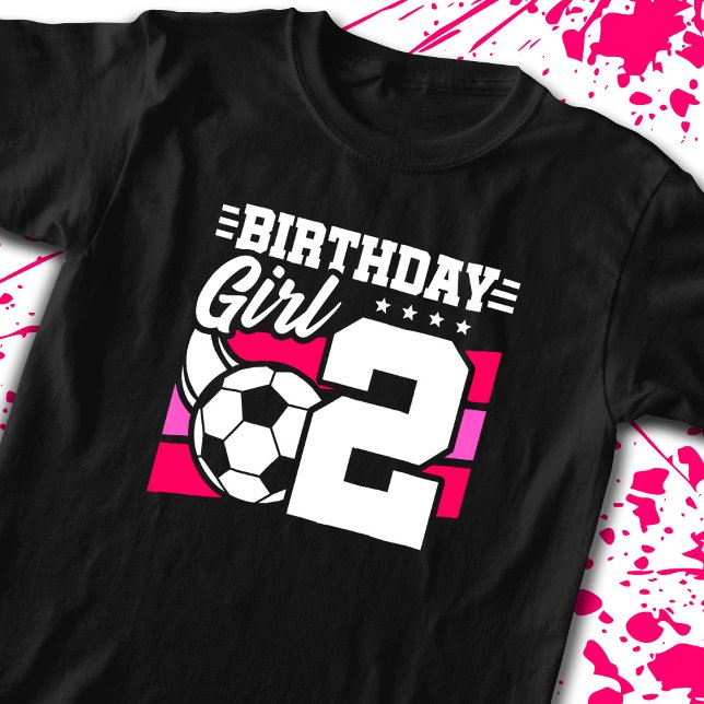 Camiseta Cumpleaños del fútbol - Chica de 2 años - segundo  (Subido por el creador)