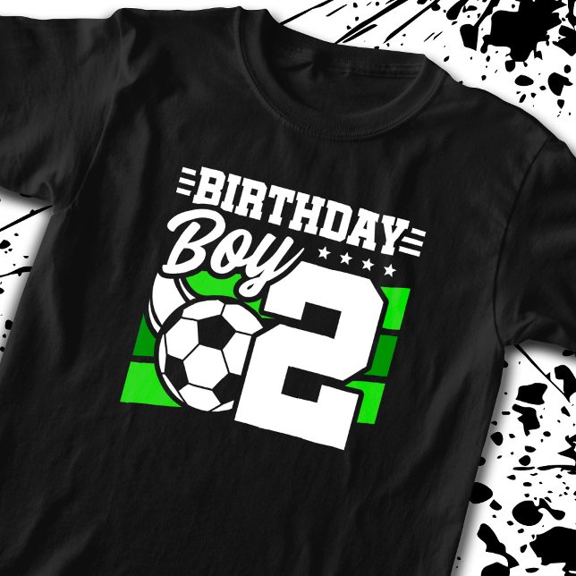 Camiseta Cumpleaños del fútbol - Niño de 2 años - Segundo c (Subido por el creador)