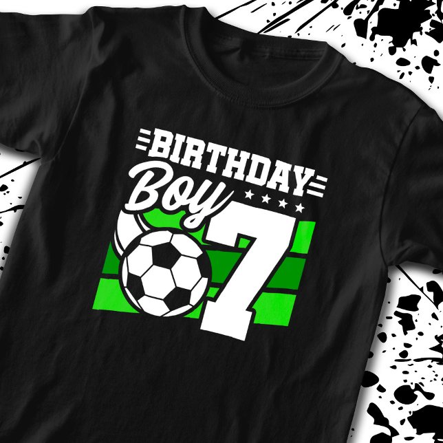 Camiseta Cumpleaños del fútbol - Niño de 7 años - Séptimo c (Subido por el creador)