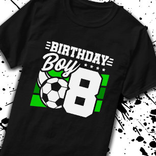 Camiseta Cumpleaños del fútbol - Niño de 8 años - 8 cumplea