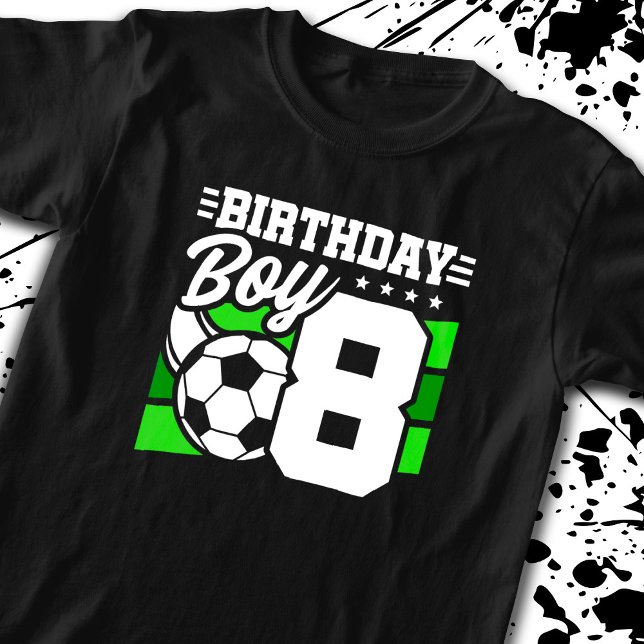 Camiseta Cumpleaños del fútbol - Niño de 8 años - 8 cumplea (Subido por el creador)