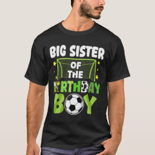Camiseta Cumpleaños del hermano mayor de fútbol Partido de 