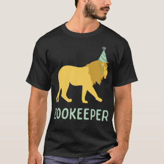 Camiseta Cumpleaños del León de Zookeeper, Ani, Fiesta de L