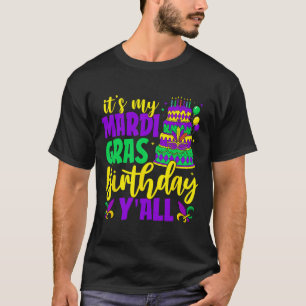 Camiseta Cumpleaños del Mardi Gras Ya