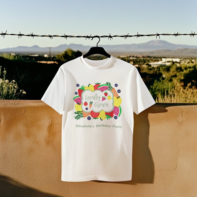 Camiseta Cumpleaños del mercado de granjeros de cosecha loc (Subido por el creador)