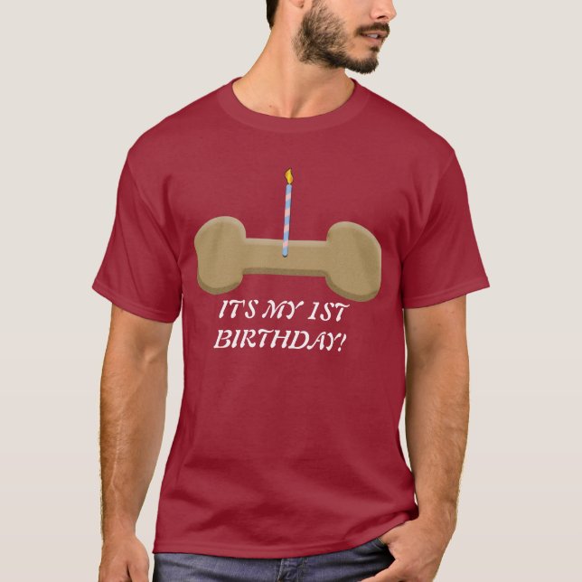Camiseta Cumpleaños del perrito (Anverso)