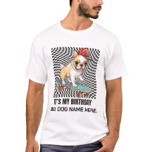 Cumpleaños del perro toro francés personalizado