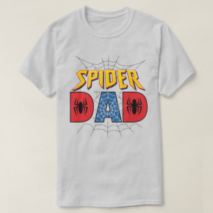 Camiseta Cumpleaños del superhéroe Spider Dad   Regalo del 