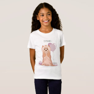 Camiseta Cumpleaños del Terrier de Cute Yorkshire